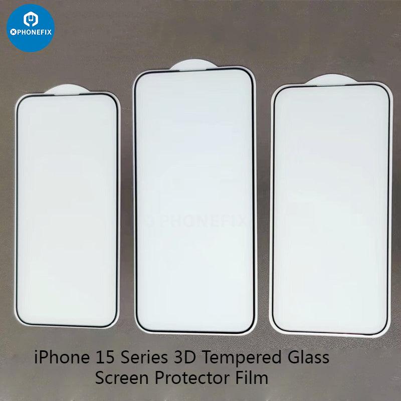 Para iPhone 15 Plus MOMAX 0,3 mm 3D Película de vidrio templado de pantalla  completa (