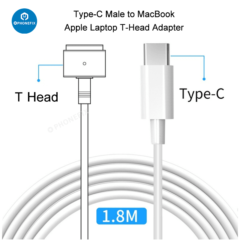 100W USB C Type C to Magsafe 1 L-Tip Power Adapter Cable for Apple MacBook