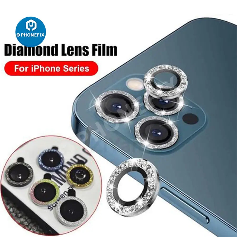 Bling Diamond iPhone 13 / 13 Mini Camera Lens Protector - OTOFLY