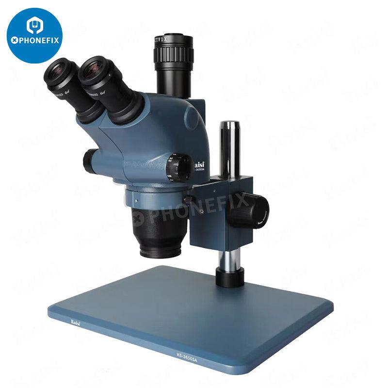 MECHANIC Stereo Trinocular Microscope 6-45X HD link computer with big base  TE-507 Mobile phone Repair Tool MOS300 With LIght & 05.x Lens - Baba Tools  Official