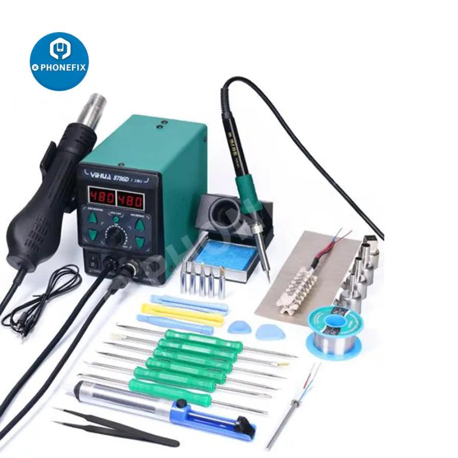 2 in 1 Heating Gun and soldering Iron station YIHUA-8786D-I (EU plug)