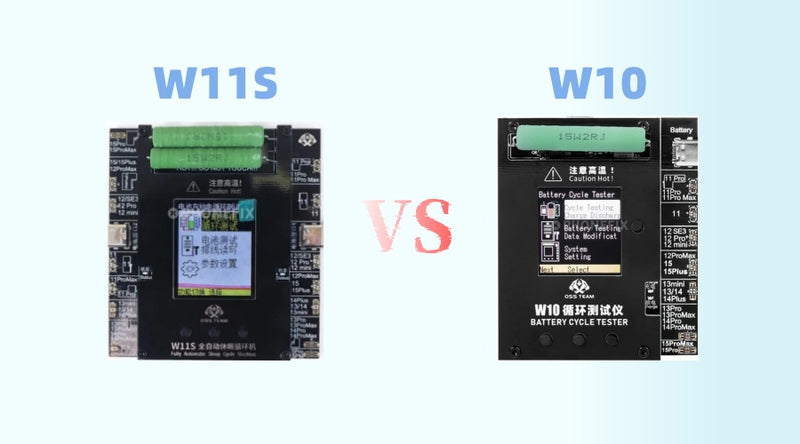 Compare OSS W11S VS OSS W10 Battery Cycle Testers