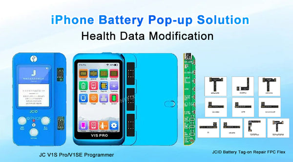 JCID Battery Flex Cable: Fix iPhone Battery Popup and Health Data