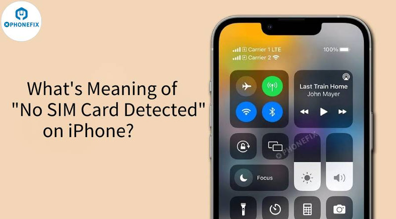 What's Meaning of "No SIM Card Detected" on iPhone?