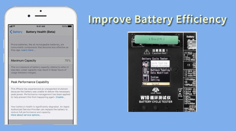 W10 Battery Cycle Tester-Enhance iPhone Battery Performance