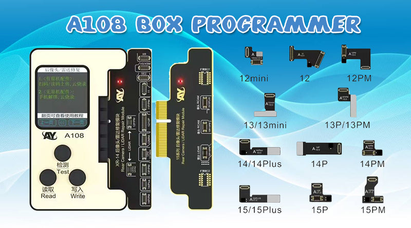 AY A108 Application in iPhone Face ID & Battery Health & Rear Camera Repair