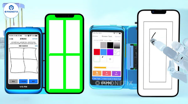 PHONEFIX JCID V15 VS V15PM VS MV01 iPhone Android Screen Tester