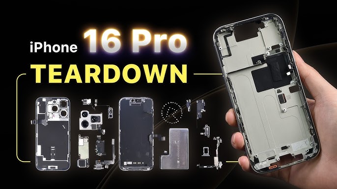 New iPhone 16 Pro Disassembly Component Upgrade