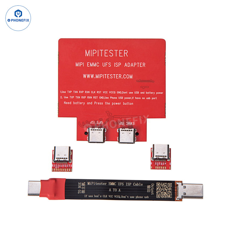 MIPI PRO Tester with UFS EMMC ISP Cable/Adapter BGA153/254/297