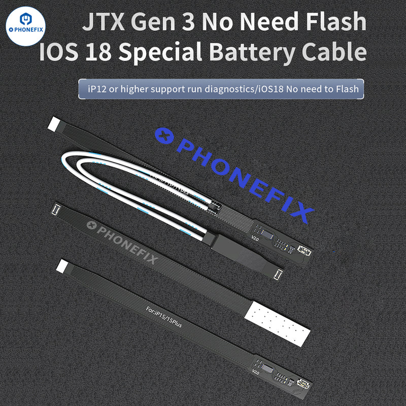 PHONEFIX iOS 18 100% Battery Repair Cable for iPhone 11-15 Pro Max