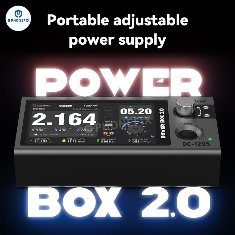 MECHANIC POWER BOX 2.0 DC-1205 Portable 12V 5A Power Supply