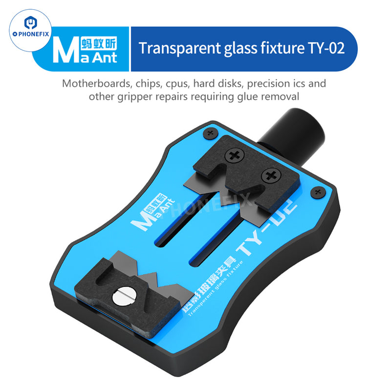 MaAnt TY-01 TY-02 Transparent Glass Fixture Motherboard IC Clamp