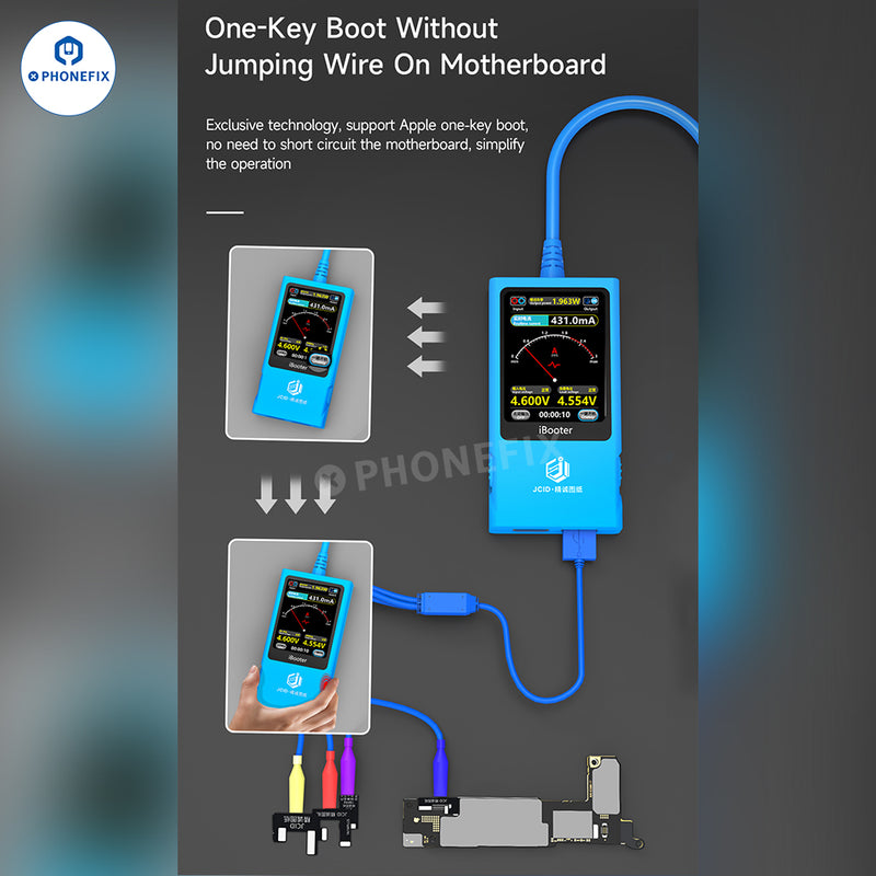 JCID iBooter Current Analyzer One-key Boot iPhone 7-16 Series