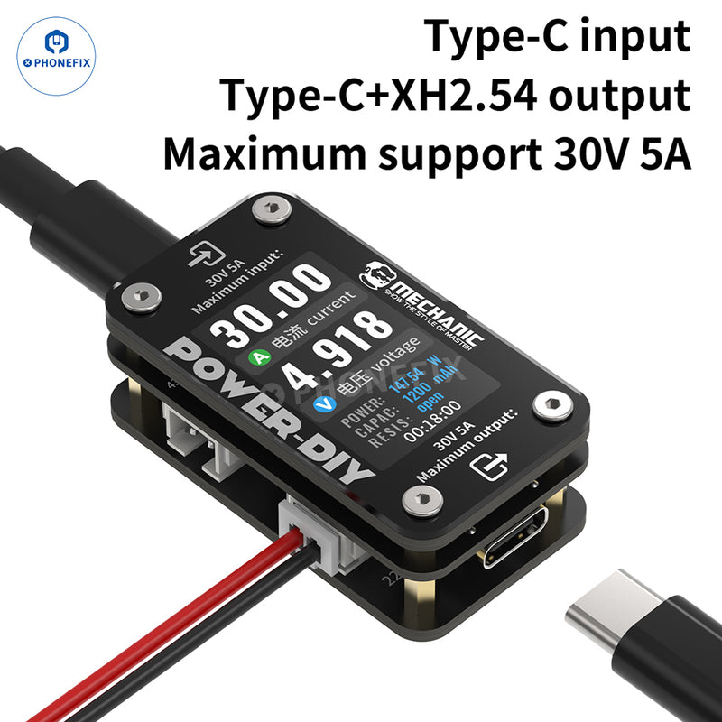 Mechanic POWER-DIY Digital Ammeter 30V 5A Votage Current Tester