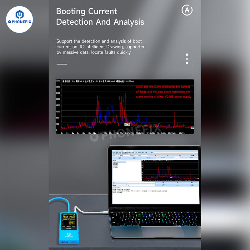 JCID iBooter Current Analyzer One-key Boot iPhone 7-16 Series