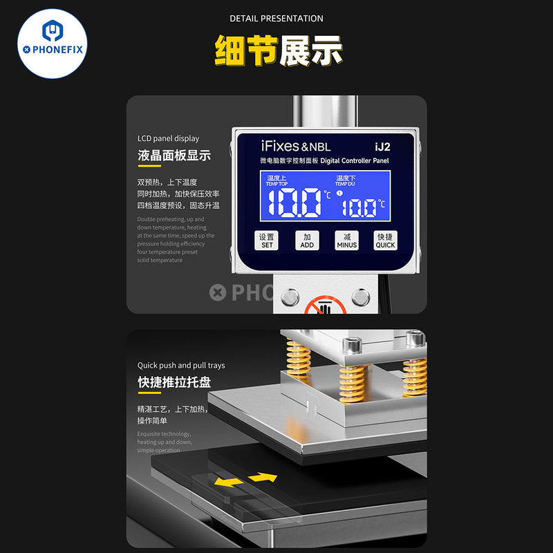 iFixes iJ2 Multi-purpose Dual Preheating Holding Pressure Machine