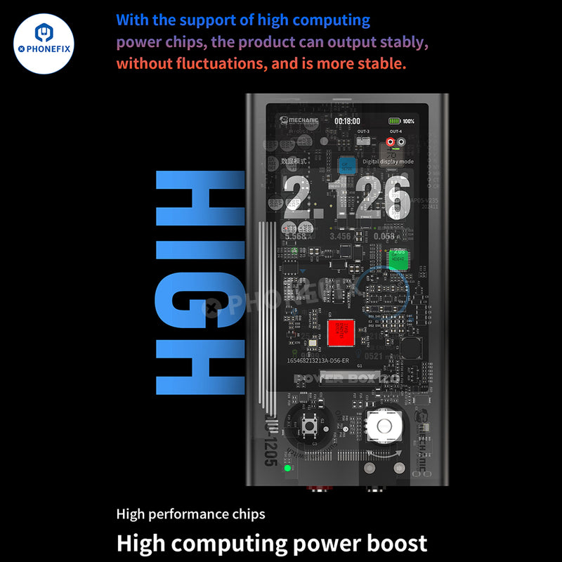 MECHANIC POWER BOX 2.0 DC-1205 Portable 12V 5A Power Supply