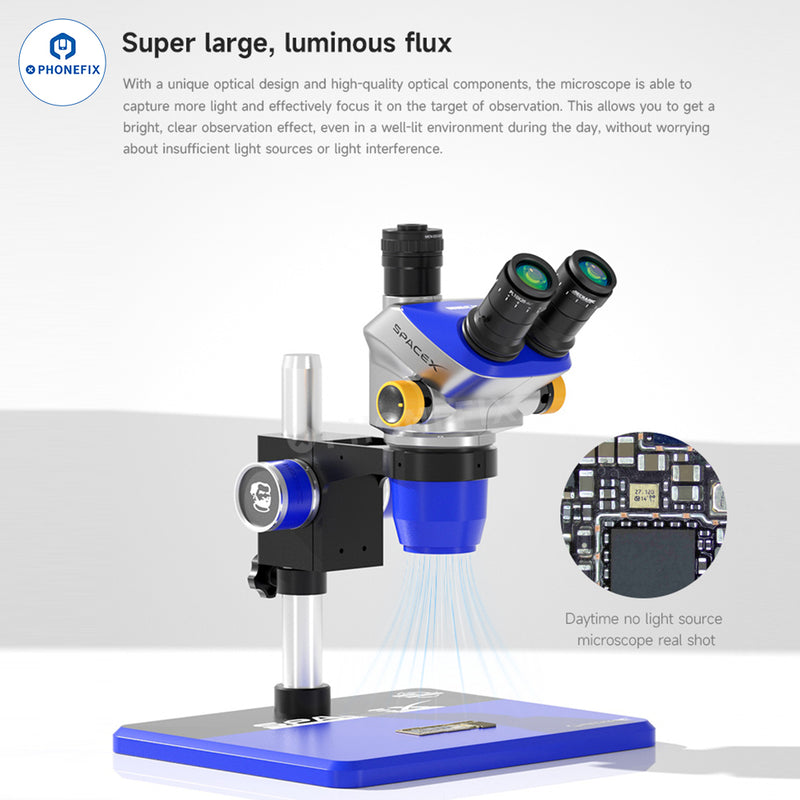 Mechanic Space X 6.5X-52X Trinocular Micro-Soldering Microscope