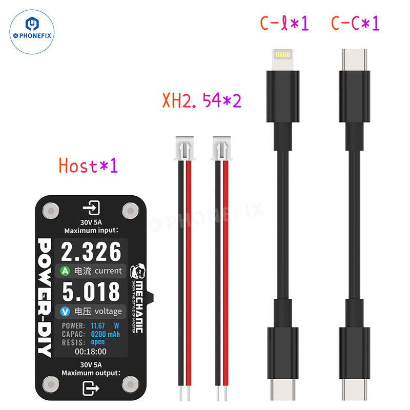 Mechanic POWER-DIY Digital Ammeter 30V 5A Votage Current Tester