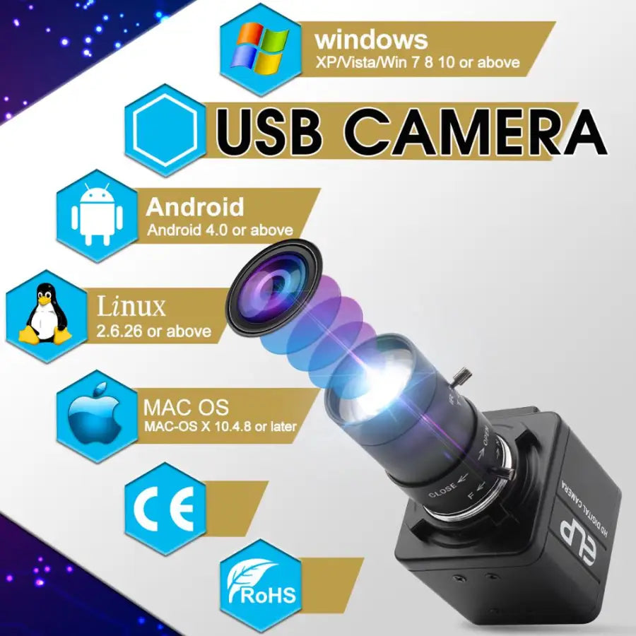 1080P HD 120fps PC Webcam USB Camera for Skype Video Calling Recording