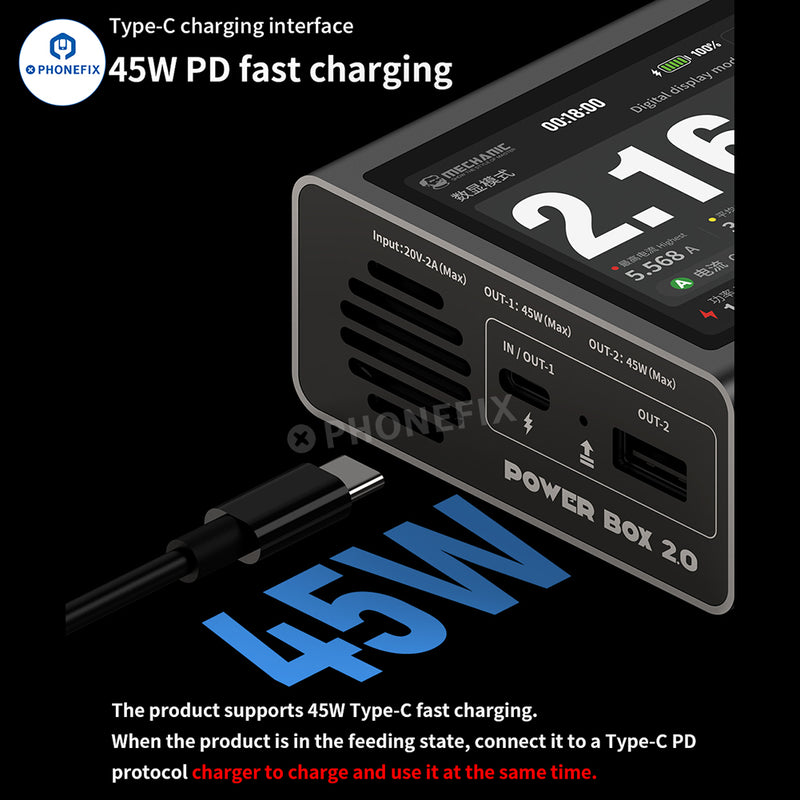 MECHANIC POWER BOX 2.0 DC-1205 Portable 12V 5A Power Supply