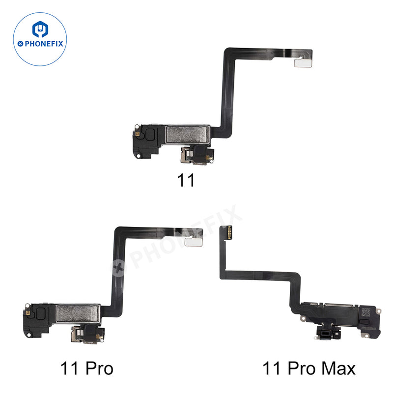 For iPhone X/11/12 Pro Max Earpiece Speaker with Proximity Sensor Cable