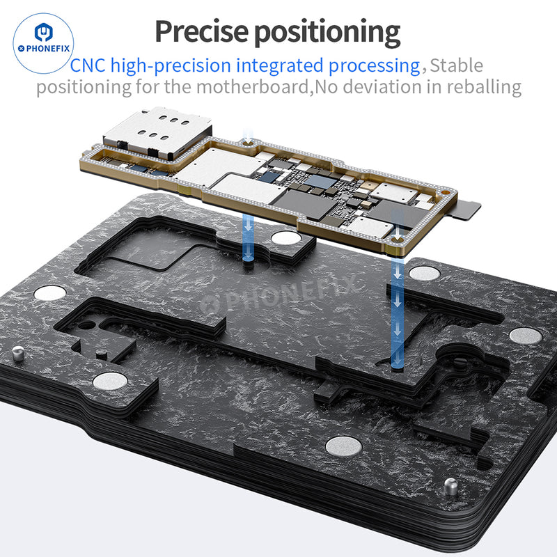 QianLi iPhone 16 Plus/16 Pro Max 4 In 1 Middle Layer Reballing Platform