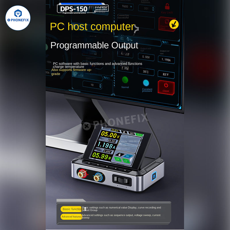 FNIRSI DPS-150 Programmable Mini DC Power Supply 30V 5A