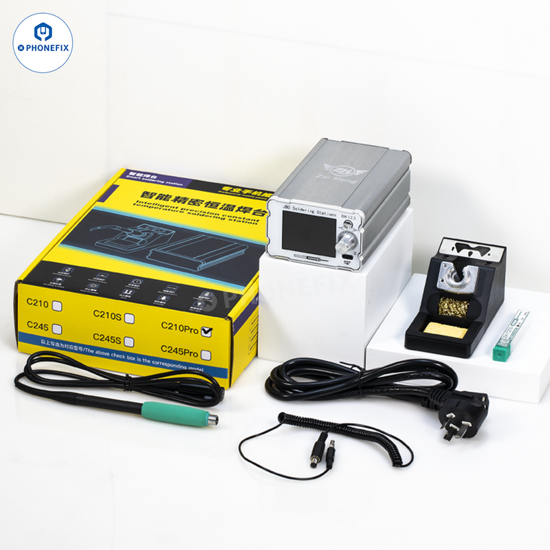 ZH-C210 Pro Precision Soldering Station With C210 Iron Tips