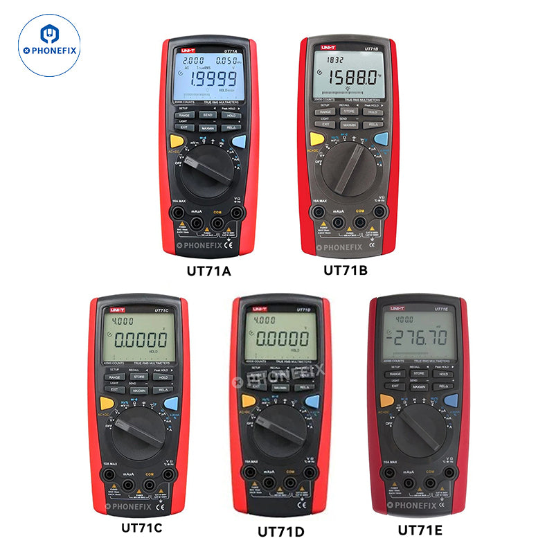 UNI-T UT71 Series Smart Digital Multimeter Current Voltage Tester