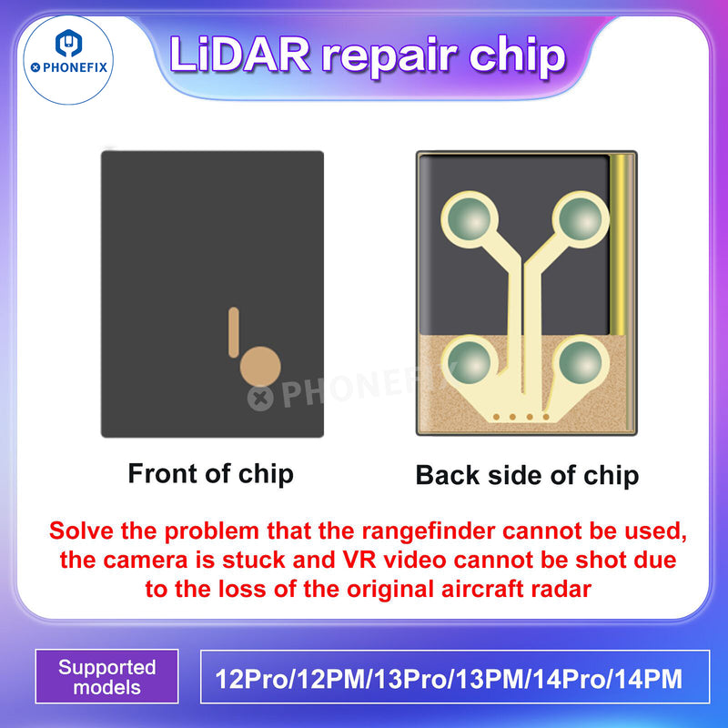 i2C Laser LiDAR Repair FPC Cable Chip For iPhone 12-14 Pro Max