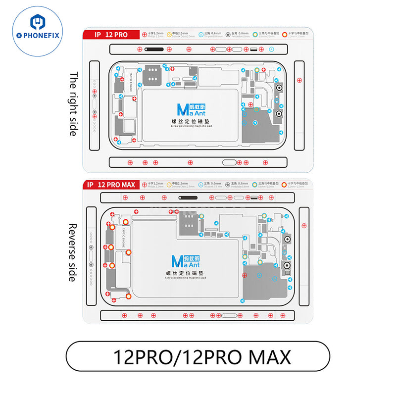 Double-sided Screw Positioning Magnetic Pad For iPhone X-15 Series