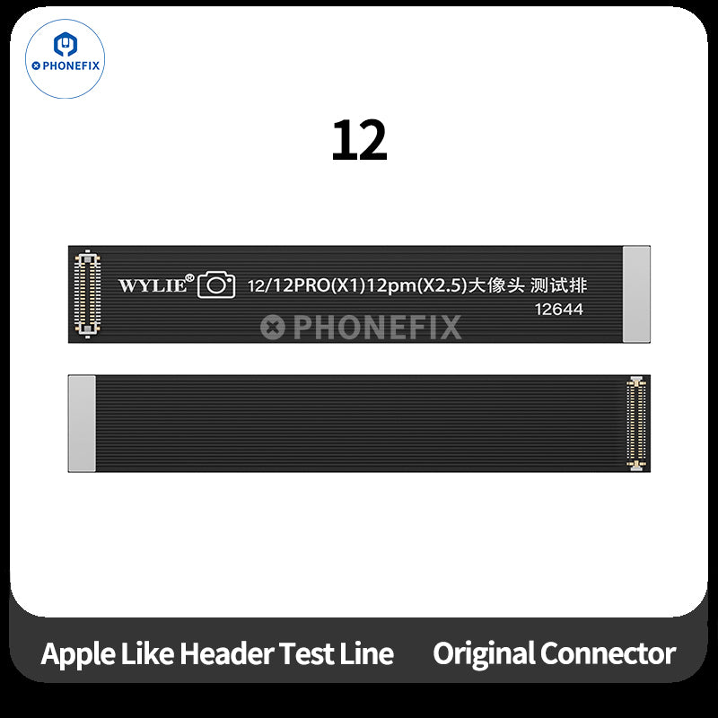 Wylie Rear Camera Test Flex Cable for iPhone X-12 Pro Max