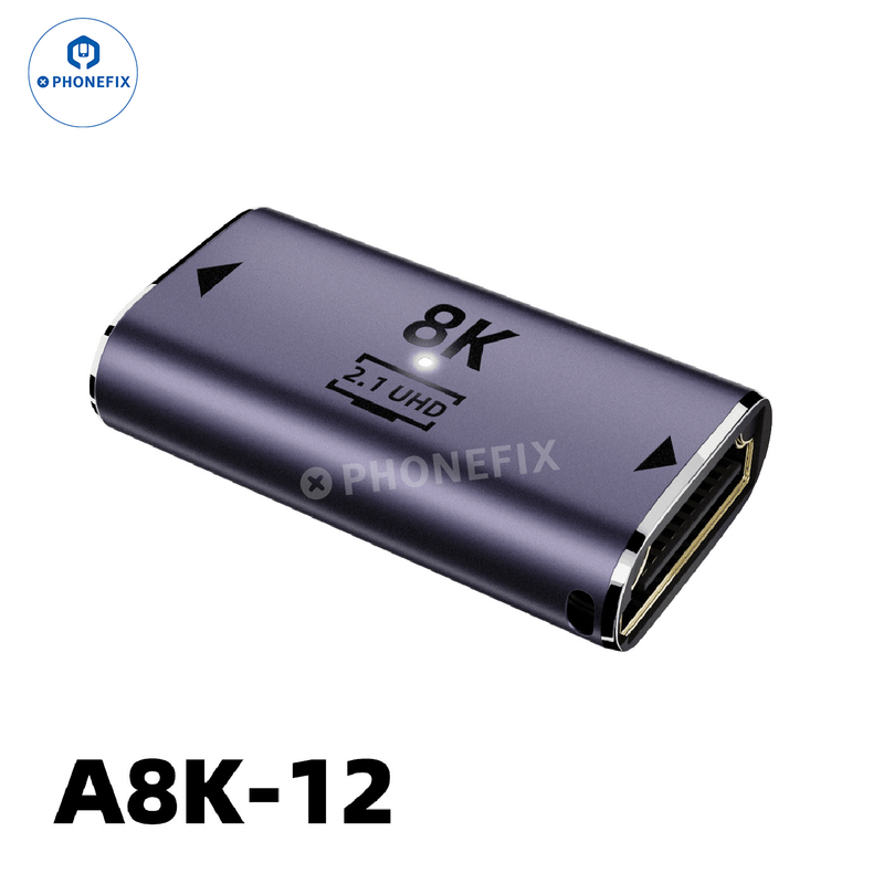 8K 60HZ 48Gbps Converter Extension Connector For Phone Laptop HDTV