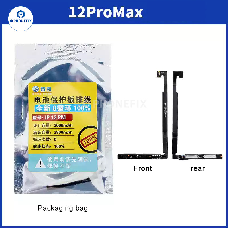 For iPhone X-16 Pro Max Battery Protection Board Flex Cable 0 Cycle