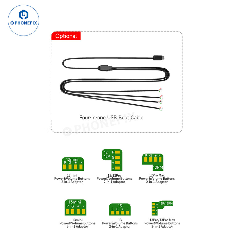 ST01 One-key DFU Box for iPhone X-16 Pro Max Recovery Mode