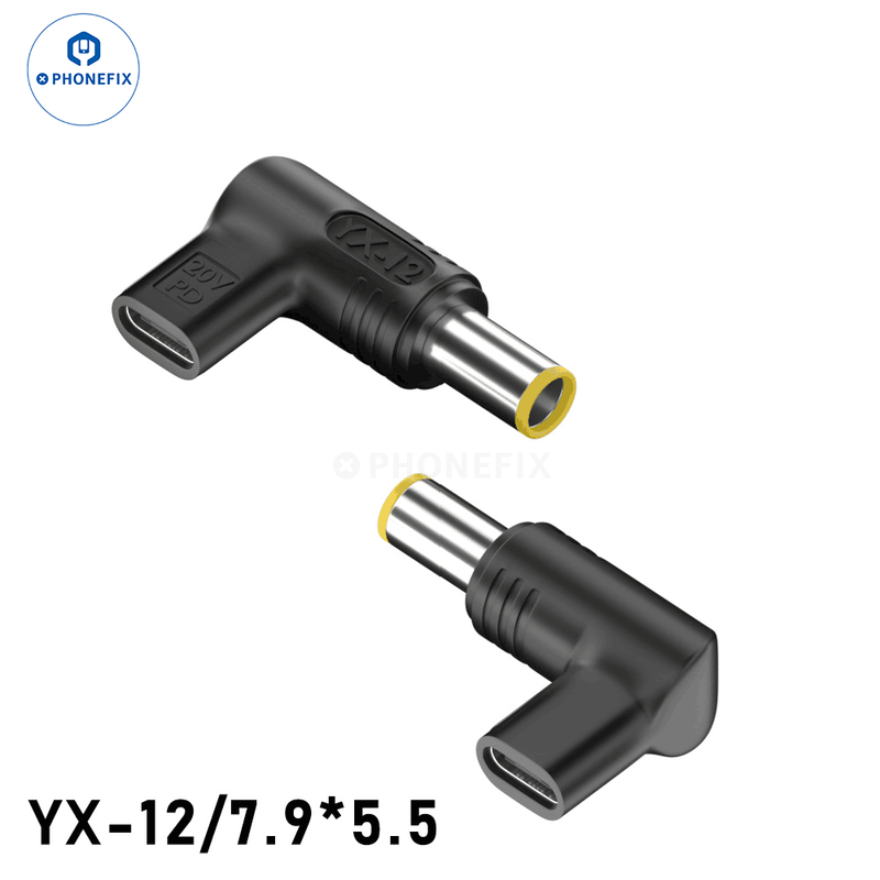 100W USB Type-C Female to DC Male Converte PD Laptop Fast Charging