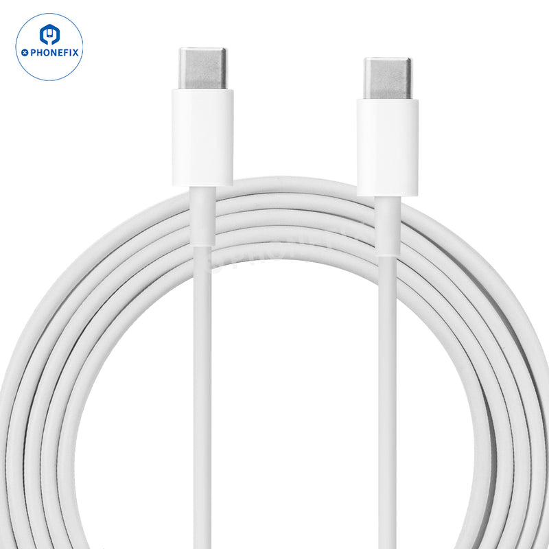 For iOS Android 1M USB Type-C Lighting PD Fast Charging Cable