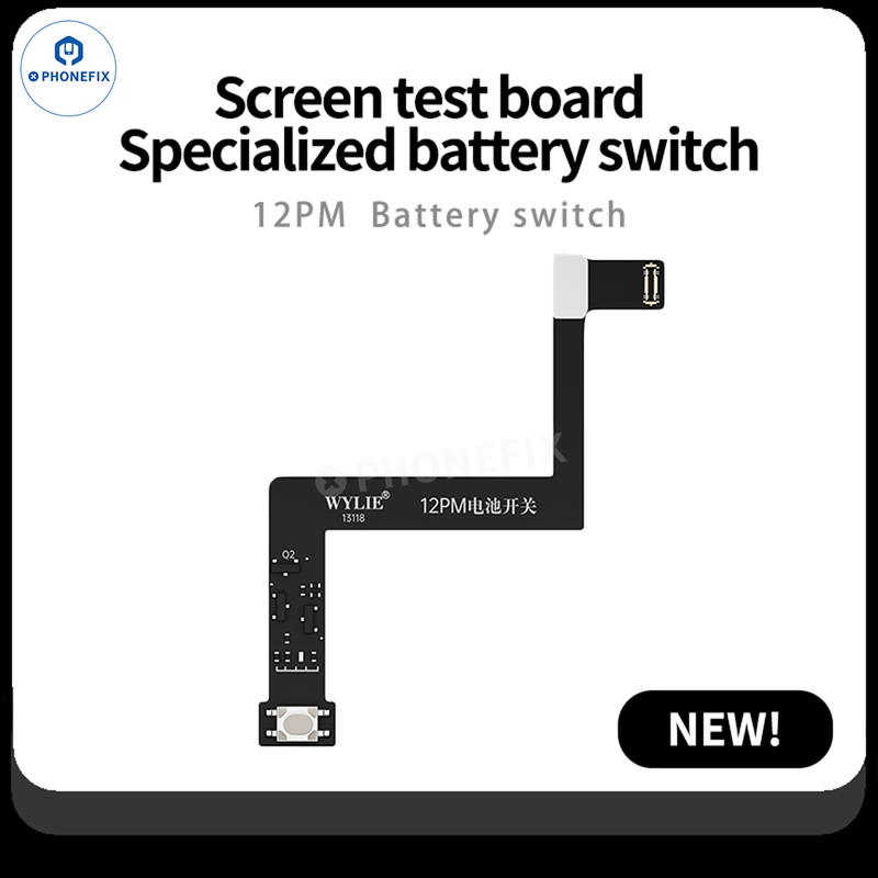 WYLIE Battery Switch Cable One-key Boot & Test iPhone Screen