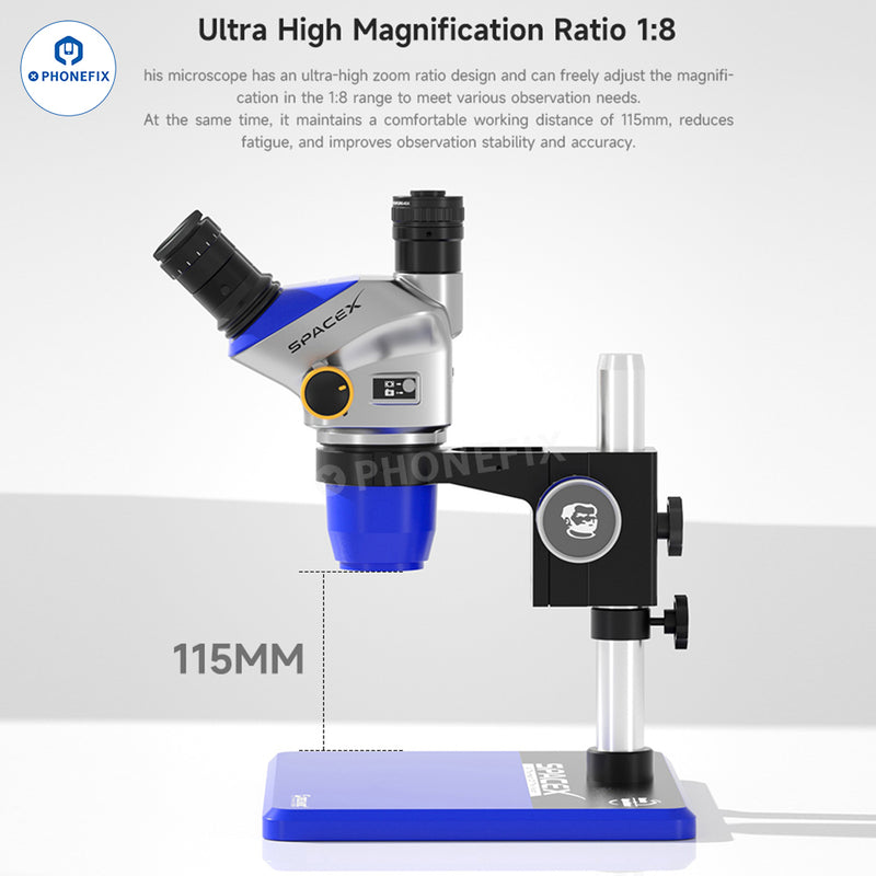 Mechanic Space X 6.5X-52X Trinocular Micro-Soldering Microscope