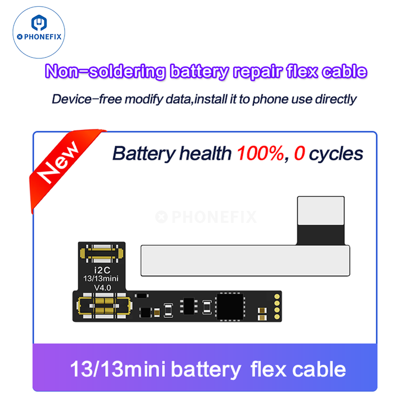 i2C Tag-on Battery Repair Flex Cable For iPhone 11-15 Pro Max