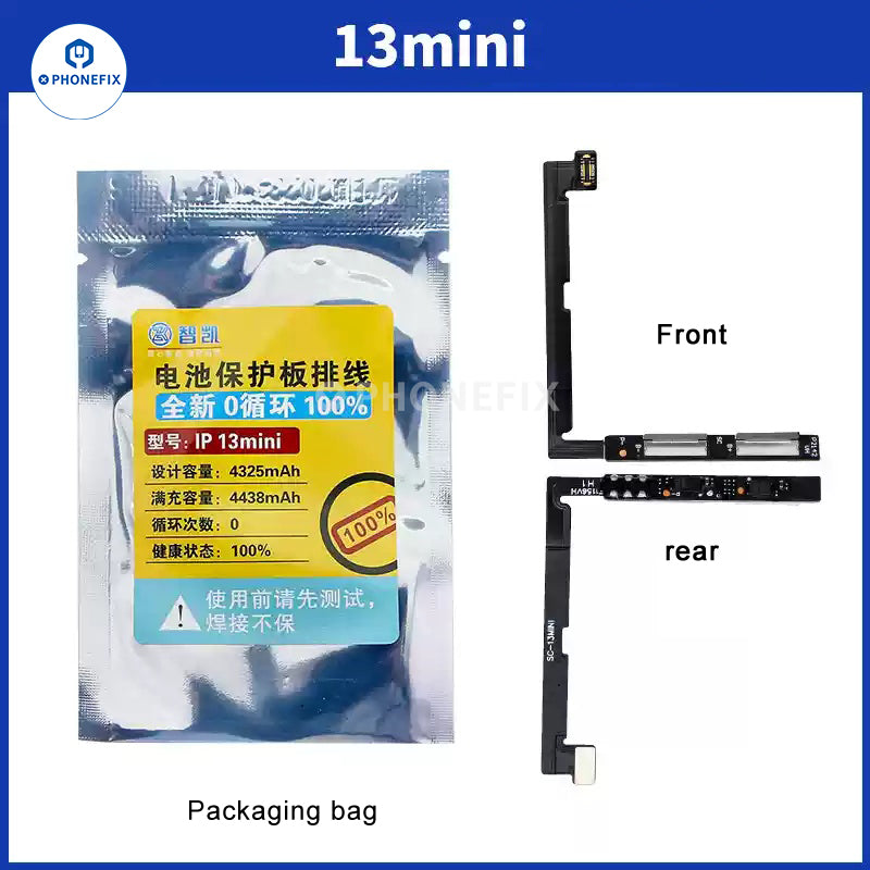 For iPhone X-16 Pro Max Battery Protection Board Flex Cable 0 Cycle