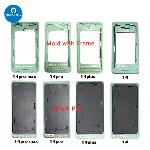 Alignment Mold With Bezel Frame For iPhone 11 12 13 14 15 16 Pro Max Screen