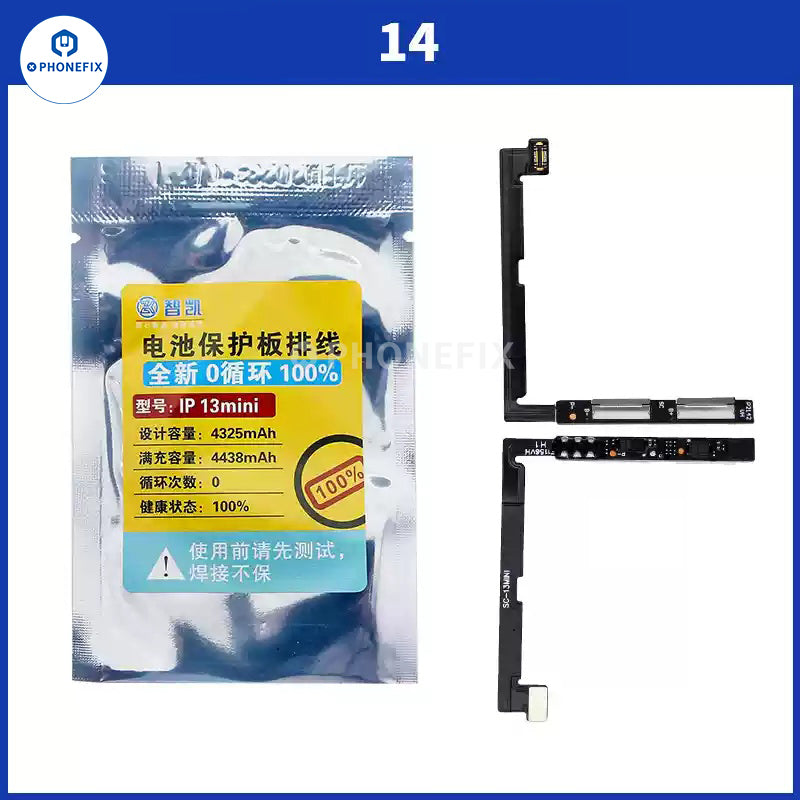 For iPhone X-16 Pro Max Battery Protection Board Flex Cable 0 Cycle