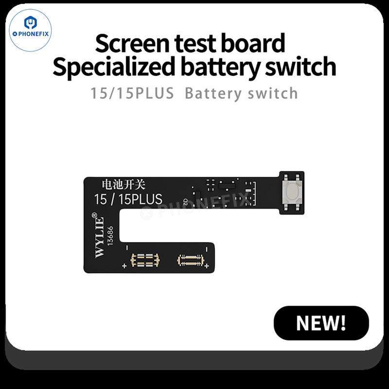 WYLIE Battery Switch Cable One-key Boot & Test iPhone Screen