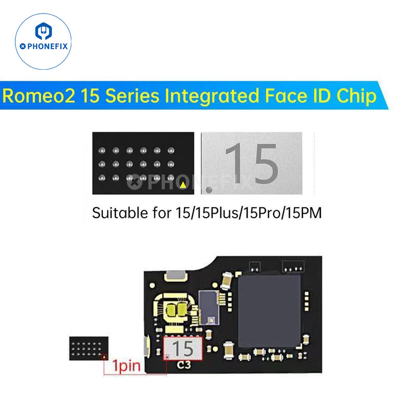 JCID Romeo Face ID Repair Chip For iPhone X-16 Pro Max