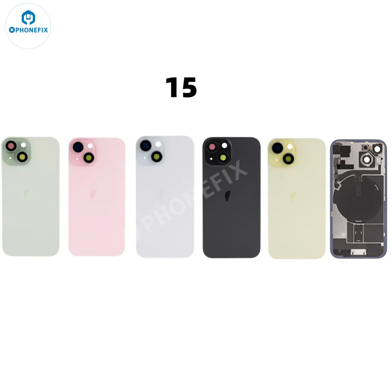 For iPhone Back Housing With Battery Frame Replacement Parts