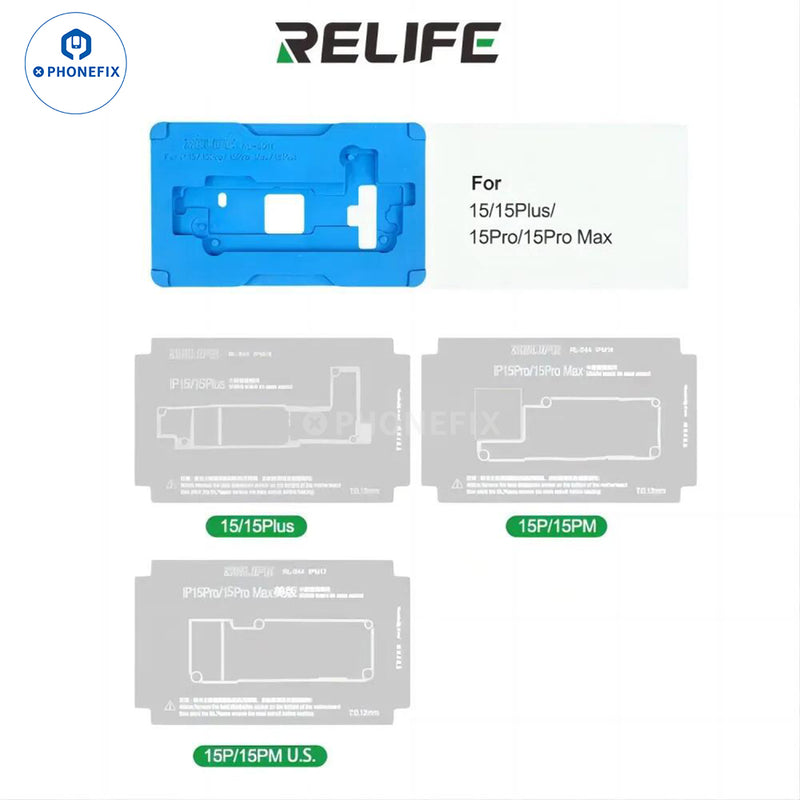 RL-601T iPhone X-15 Middle Layer BGA Reballing Planting Tin Platform