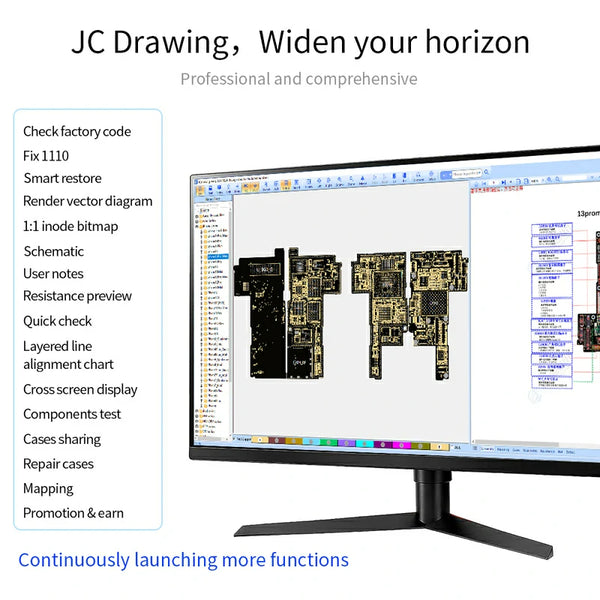 JC Intelligent Drawing Online Diagram Bitmap For Android iPhone Repair