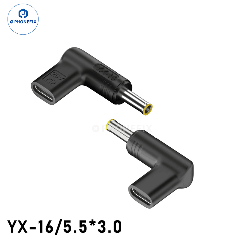 100W USB Type-C Female to DC Male Converte PD Laptop Fast Charging